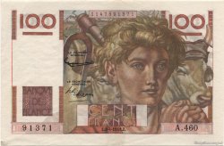 100 Francs JEUNE PAYSAN FRANCIA  1952 F.28.32 AU