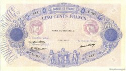 500 Francs BLEU ET ROSE FRANCIA  1931 F.30.34