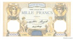 1000 Francs CÉRÈS ET MERCURE FRANKREICH  1937 F.37.10 fST+