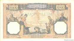 1000 Francs CÉRÈS ET MERCURE type modifié FRANKREICH  1939 F.38.33 fST