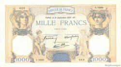 1000 Francs CÉRÈS ET MERCURE type modifié FRANCIA  1939 F.38.37 AU+