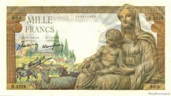 1000 Francs DÉESSE DÉMÉTER FRANCE  1943 F.40.20 pr.NEUF