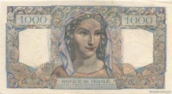 1000 Francs MINERVE ET HERCULE FRANKREICH  1945 F.41.09 VZ+