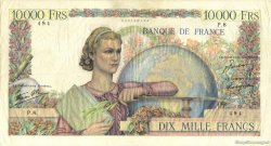 10000 Francs GÉNIE FRANÇAIS FRANCE  1945 F.50.01 pr.TTB