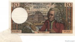 10 Francs VOLTAIRE FRANCE  1969 F.62.40 XF