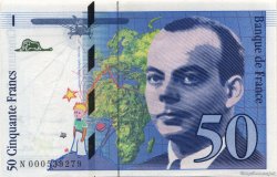 50 Francs SAINT-EXUPÉRY FRANCE  1992 F.72.01aN UNC-