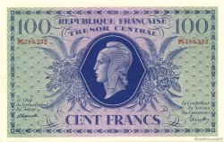 100 Francs Corse FRANKREICH  1943 VF.06.01a fST+