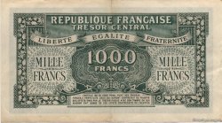 1000 Francs chiffres gras FRANKREICH  1945 VF.12.01 VZ