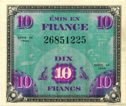 10 Francs DRAPEAU FRANCIA  1944 VF.18.01 EBC+