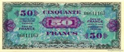 50 Francs Drapeau FRANKREICH  1944 VF.19.01 fST