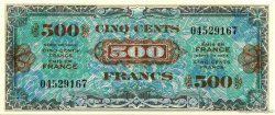 500 Francs Drapeau FRANKREICH  1944 VF.21.01 fST+