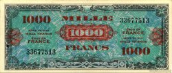 1000 Francs Drapeau FRANKREICH  1944 VF.22.01 VZ