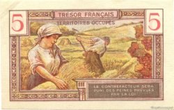 5 Francs Territoires occupés FRANCIA  1947 VF.29.01 SC