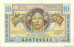 10 Francs Trésor Français FRANCIA  1947 VF.30.01 SC
