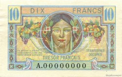 10 Francs Territoires occupés FRANCIA  1947 VF.30.00Sp SC+