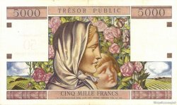 50 NF / 5000 Francs Trésor Public FRANCIA  1960 VF.39.01 BB