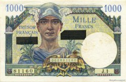 1000 Francs Suez Petit numéro FRANCIA  1956 VF.43.01 EBC+