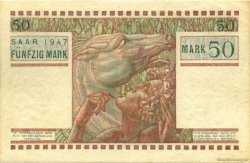 50 Mark SARRE FRANCE  1947 VF.48.01 XF+