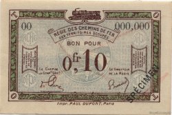10 Centimes FRANCE regionalism and miscellaneous  1923 JP.135.02s XF+