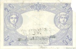 20 Francs BLEU FRANKREICH  1906 F.10.01 S to SS