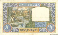20 Francs TRAVAIL ET SCIENCE FRANCE  1941 F.12.15 TTB+