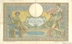 100 Francs LUC OLIVIER MERSON sans LOM FRANCIA  1909 F.23.01 BC a MBC