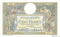 100 Francs LUC OLIVIER MERSON grands cartouches FRANCE  1923 F.24.01 F+