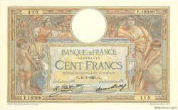 100 Francs LUC OLIVIER MERSON grands cartouches FRANCIA  1927 F.24.06 SPL+