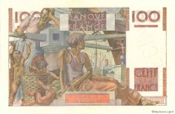 100 Francs JEUNE PAYSAN FRANCIA  1945 F.28.01Sp FDC