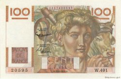 100 Francs JEUNE PAYSAN FRANCIA  1952 F.28.34 EBC+