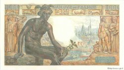 1000 Francs DÉESSE DÉMÉTER FRANKREICH  1942 F.40.11 fST+