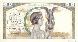 5000 Francs VICTOIRE FRANCIA  1934 F.44.01 q.SPL