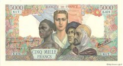 5000 Francs EMPIRE FRANCAIS FRANCIA  1945 F.47.20 EBC+