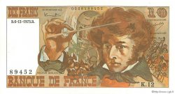 10 Francs BERLIOZ FRANCE  1973 F.63.02 AU-