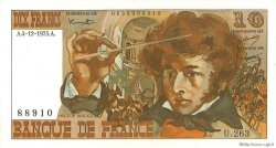 10 Francs BERLIOZ FRANCE  1975 F.63.15 AU