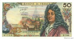 50 Francs RACINE FRANCIA  1974 F.64.27 AU+