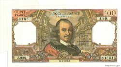 100 Francs CORNEILLE FRANCIA  1976 F.65.51 MBC a EBC