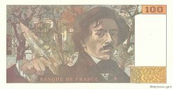 100 Francs DELACROIX modifié FRANCE  1978 F.69.01Ec UNC-