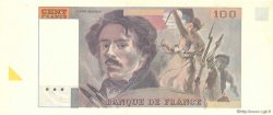 100 Francs DELACROIX modifié FRANKREICH  1978 F.69.01Ec fST+
