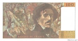 100 Francs DELACROIX 442-1 & 442-2 FRANCE  1994 F.69ter.01a UNC-