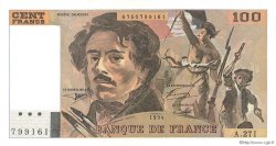 100 Francs DELACROIX 442-1 & 442-2 FRANCIA  1994 F.69ter.01a FDC