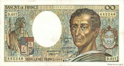 200 Francs MONTESQUIEU FRANCIA  1983 F.70.03 q.SPL