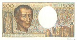 200 Francs MONTESQUIEU FRANCE  1988 F.70.08 UNC-