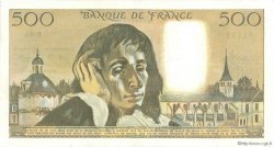 500 Francs PASCAL FRANCE  1976 F.71.15 XF