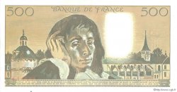 500 Francs PASCAL FRANCE  1990 F.71.43 XF+