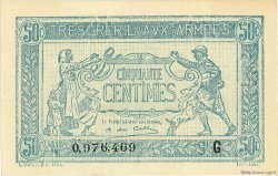 50 Centimes TRÉSORERIE AUX ARMÉES 1917 FRANCIA  1917 VF.01.07 SC+