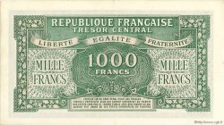 1000 Francs Marianne chiffres gras FRANKREICH  1945 VF.12.01 VZ+