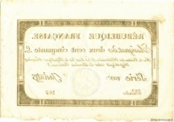 250 Livres FRANCIA  1793 Muz.46 FDC