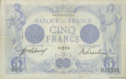 5 Francs BLEU FRANCE  1917 F.02.48 VF