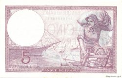 5 Francs FEMME CASQUÉE modifié FRANKREICH  1939 F.04.04 VZ+